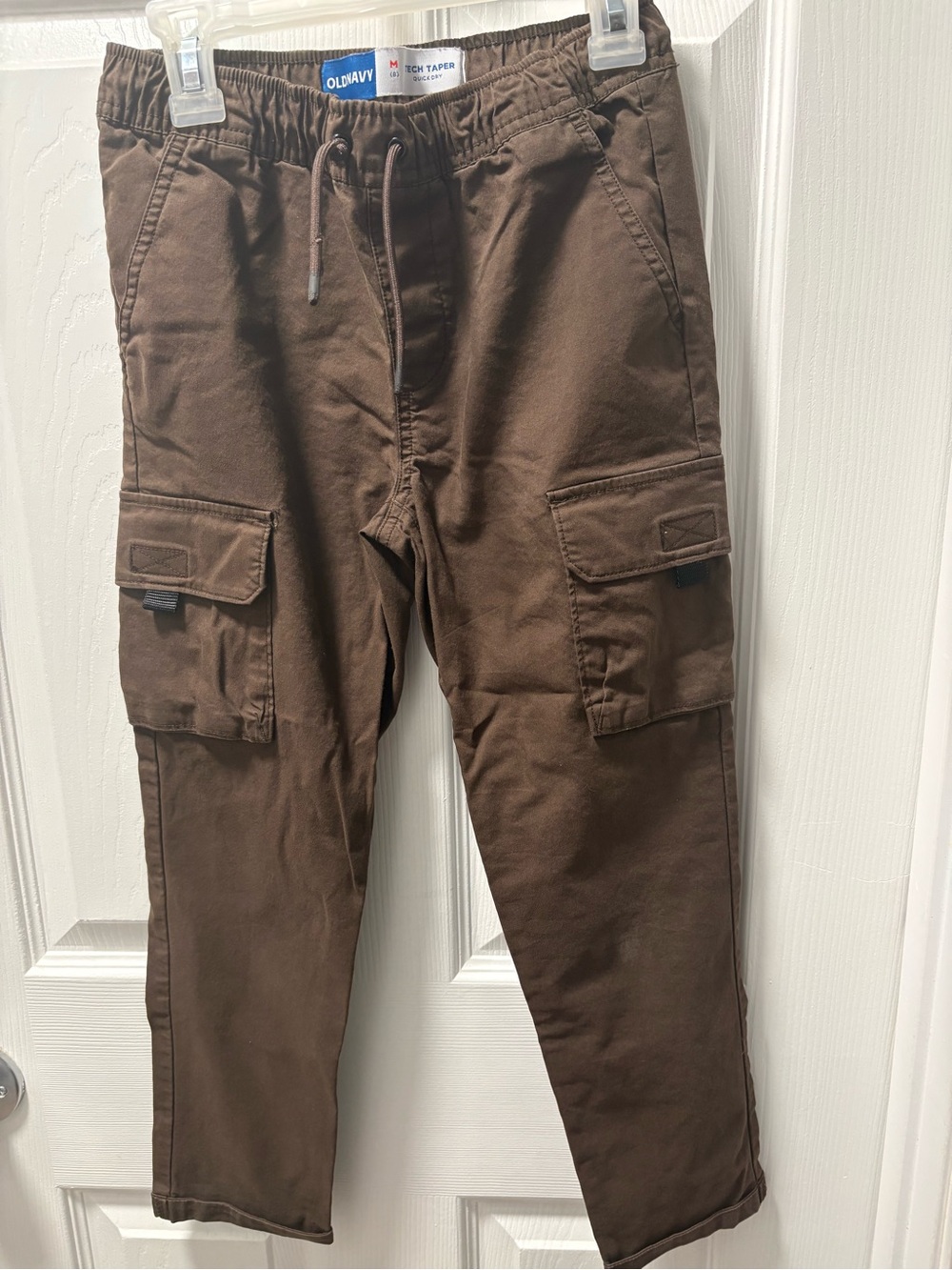 Old Navy Boys Brown Tech Taper Cargo Pants - Kids